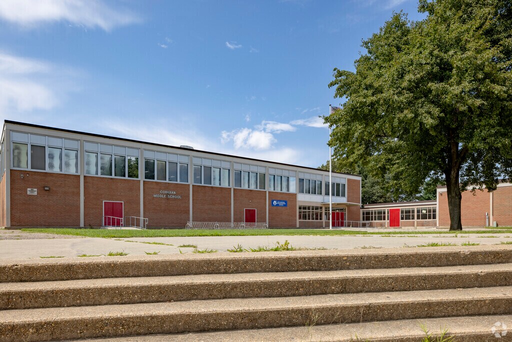 Corkran Middle School building in Glen Burnie.