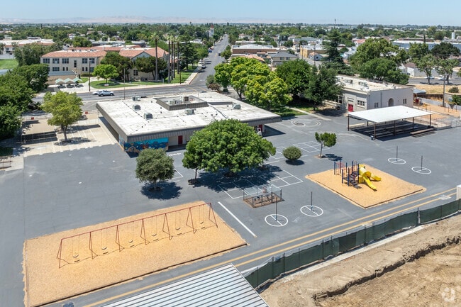 The recess area at Los Banos Elementary School in Los Banos.