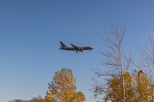 The Meadowlark neighborhood is located next to the Mcconnell Airforce Base.