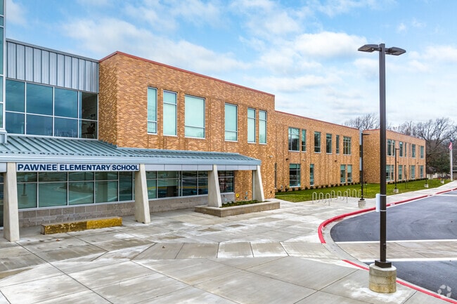 Pawnee has approximately 450 students ranging in grades from kindergarten to sixth grade.