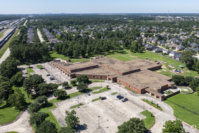 Salyers Elementary School is located near Old Town Spring in Spring, Texas.