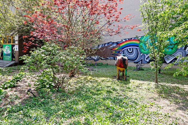 HSEI has a wonderful garden and play area for the children to enjoy.