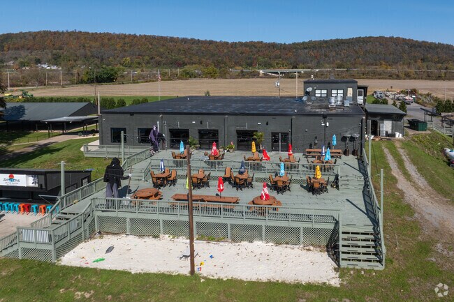 In Woodward, Antlers on the Water has a beautiful deck for dining by the river.