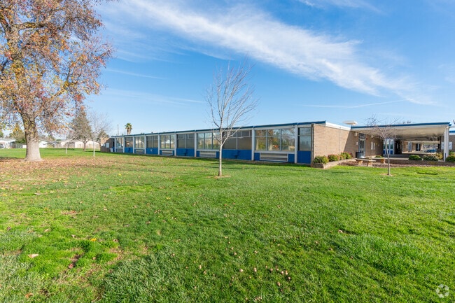 Wheatland Union High School is a clean and spacious campus.