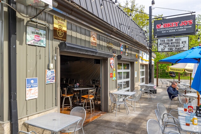 Smoky Jo's in Goodenow offers patio seating for the warmer weather days.