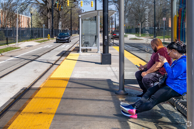 The nearest LYNX lite rail station is only a few blocks from Hamilton Circle.