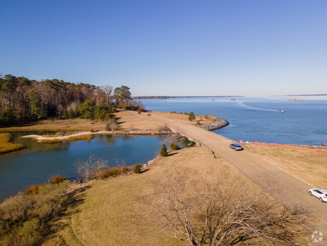 Locals enjoy scenic views and long nature drives on the Colonial Parkway in Forest Hill Park.