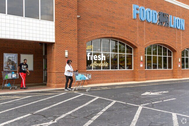 Nottingham residents can conveniently access a Food Lion for pantry restocking.