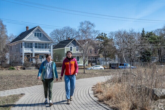 Bottineau residents can take a casual stroll through Edgewater Park.