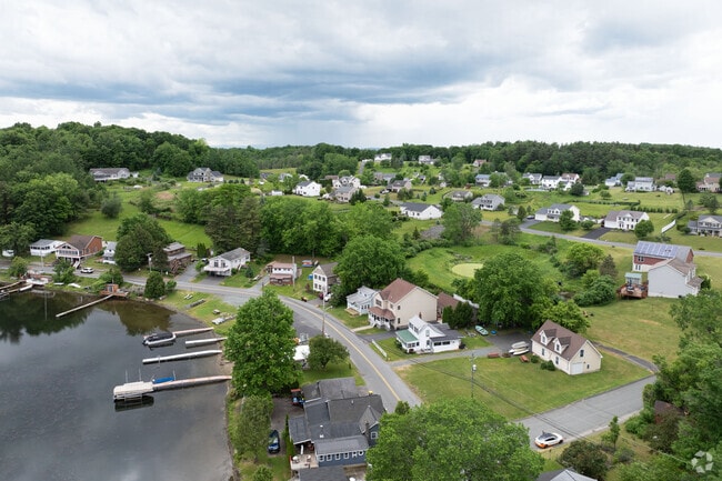 Snyder’s Lake in North Greenbush is ideal for boating and beachside relaxation.