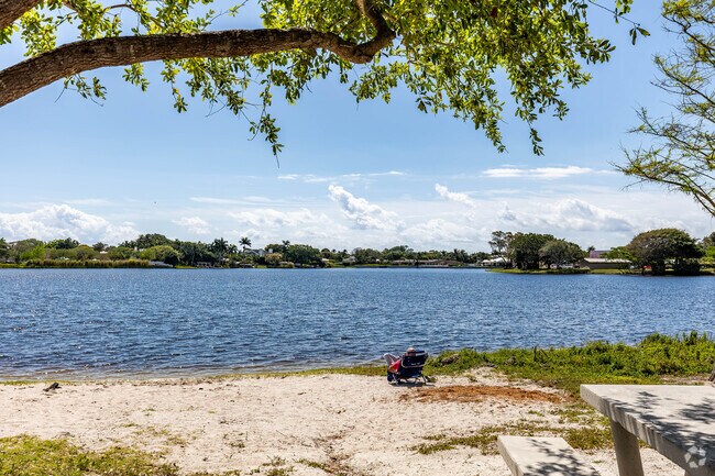 Pull up a chair and enjoy the scenery at Lake Ida West Park, near High Point.