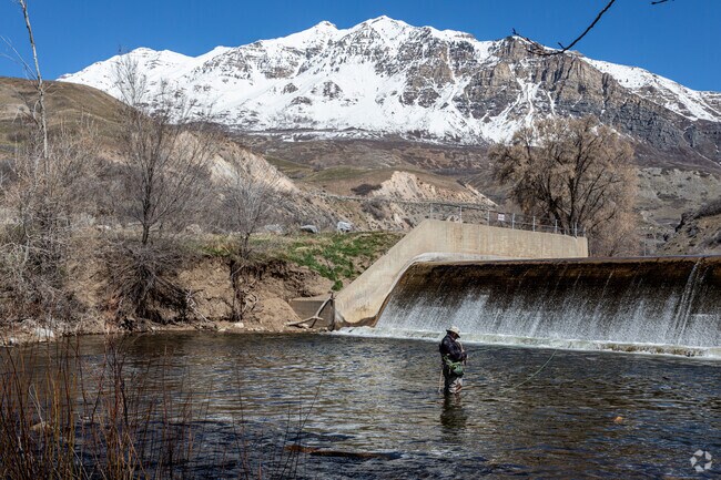 World-renowned fly fishing is easily accessible from Cherry Hill, Orem.