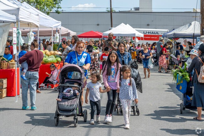 Check out the weekly Crossroads Farmers Market on University Blvd in Langley Park.