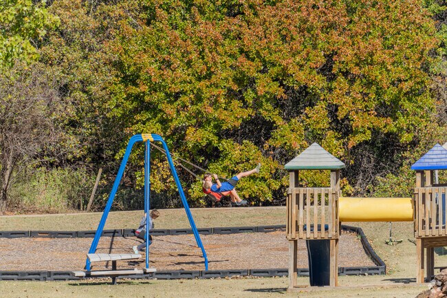 The playground at Fair Cloud Park is a favorite for kids in Edmond.