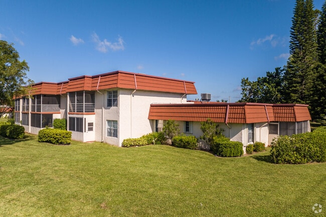 The well maintained Greenway Village South Condominiums in Village Walk.