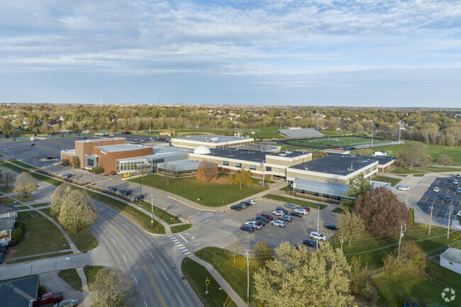The Bettendorf High School in Bettendorf.