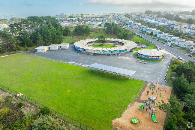 Marjorie H. Tobias Elementary School in the Westlake neighborhood of Daly City, CA.