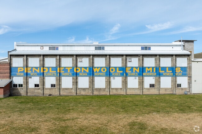 Opened in 1909, the Pendleton Woolen Mills has built a high reputation on quality goods.