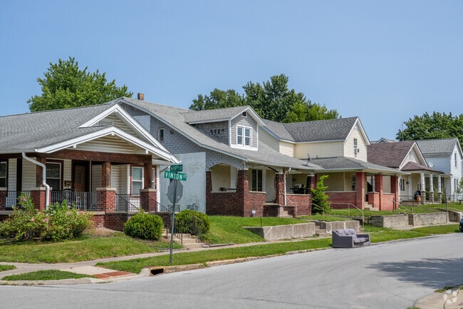 Rows of bungalows sit tightly together in Saint Lawrence McAllister.