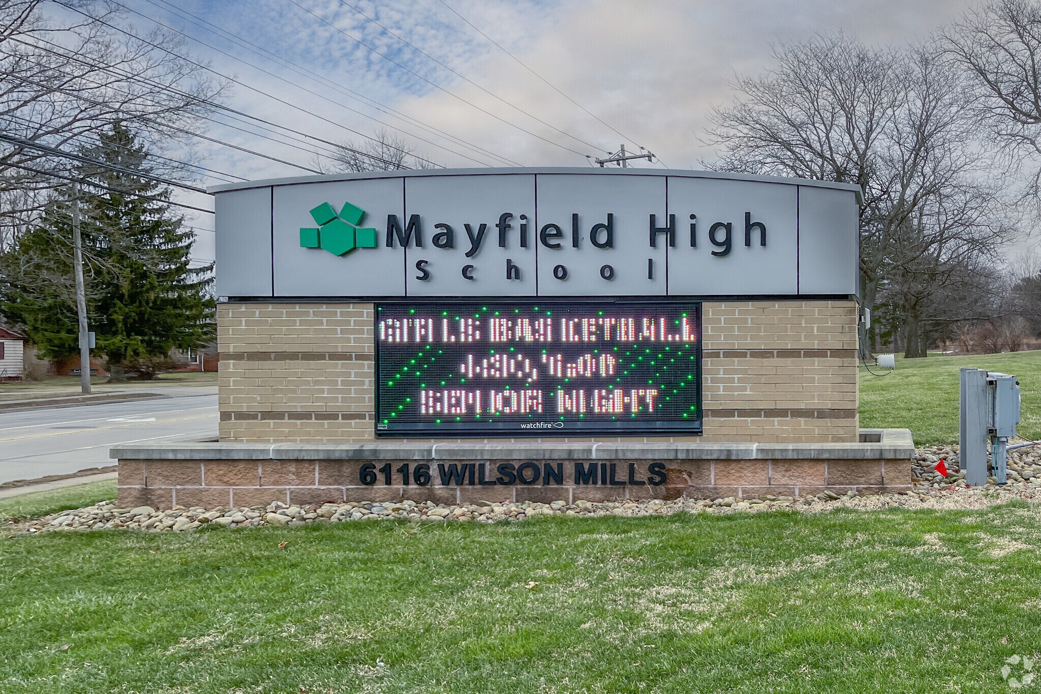 Students in the Mayfield neighborhood are eligible to attend the Mayfield High School.
