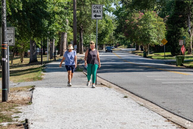 Residents can take long walks or jog around the Lakebottom Park.
