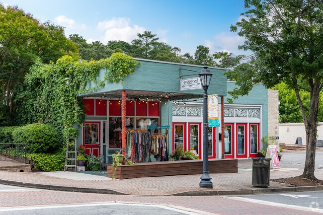 Canton Street is home to one of the many wonderful shops.