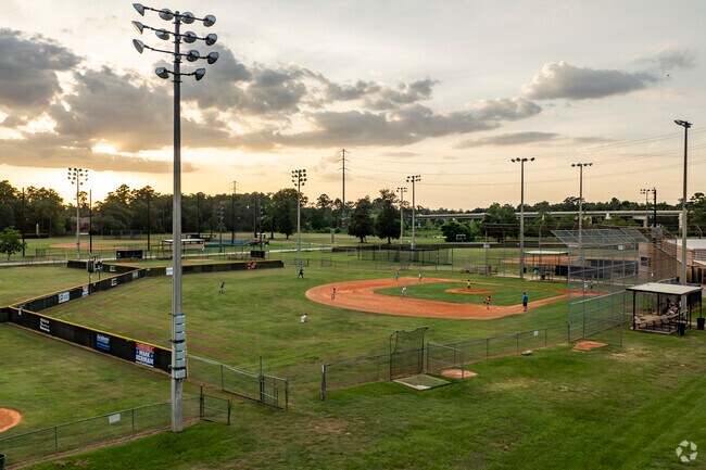 Residents of Klein Crossing can head over to Rothwood Baseball Complex to cheer on their kids.