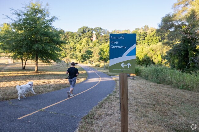 The Roanoke River Greenway offers nearly ten miles of paved trails and traverses Mountain View.