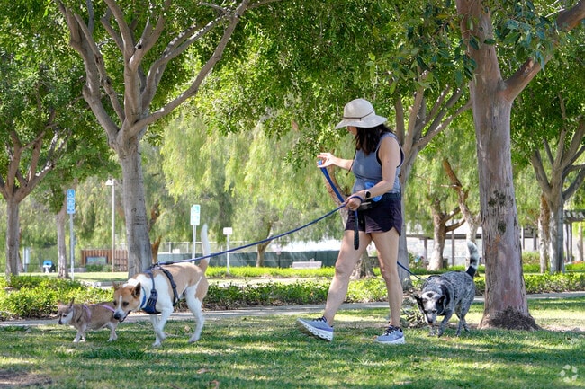 Home Gardens residents can head over to the nearby Arlington Sports Park to walk the pups.