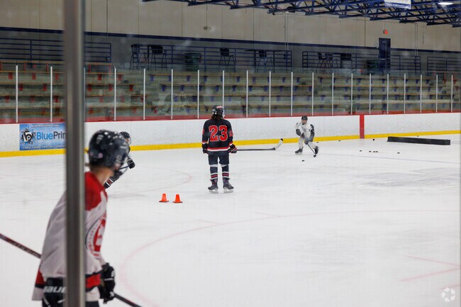 Appleton Family Ice Center is located on the grounds of Appleton Memorial Park.