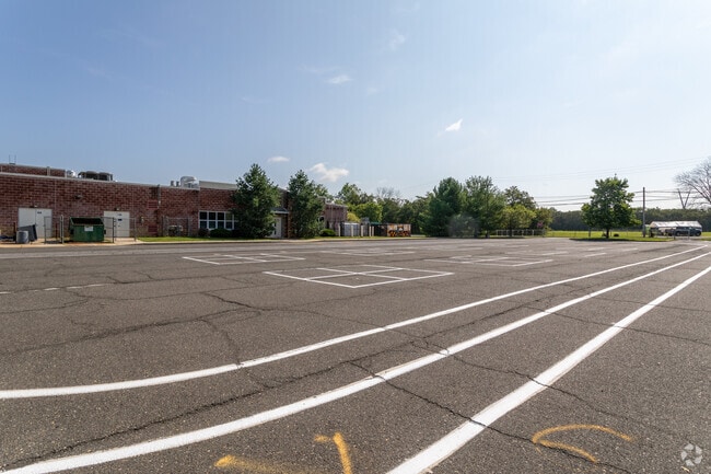Children will play in the schoolyard at Milltown School in Bradley Gardens.