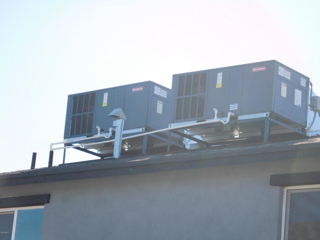 New air conditioning units.