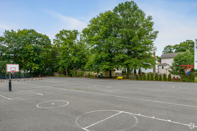 Practice basketball at Mark Newbie Elementary School in Collingswood, NJ.
