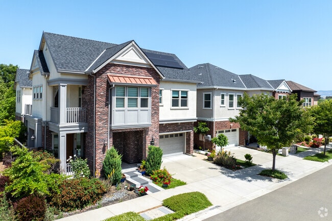 Uniformity homes style creates a visually appealing neighborhood in Valley Trails.