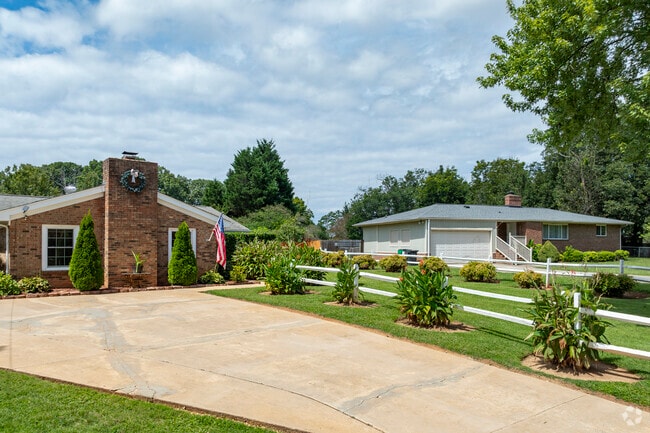 Beautiful brick ranch style homes with large yards are hidden in the Firestone-Garden Park area.