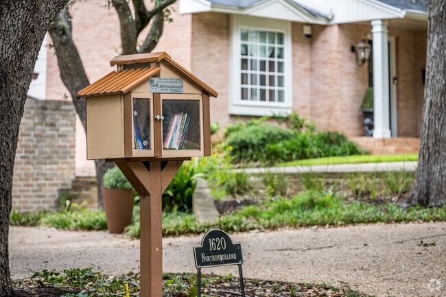 It is fun to share books with your neighbors of Old Enfield using this Little Free Library.