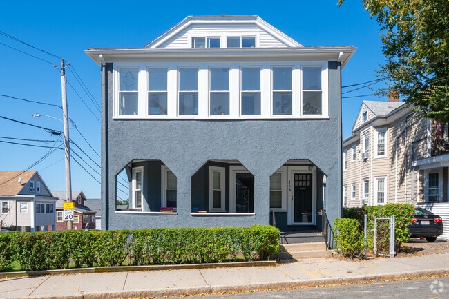 Some multi-family homes in West Somerville feature textured-style exteriors.
