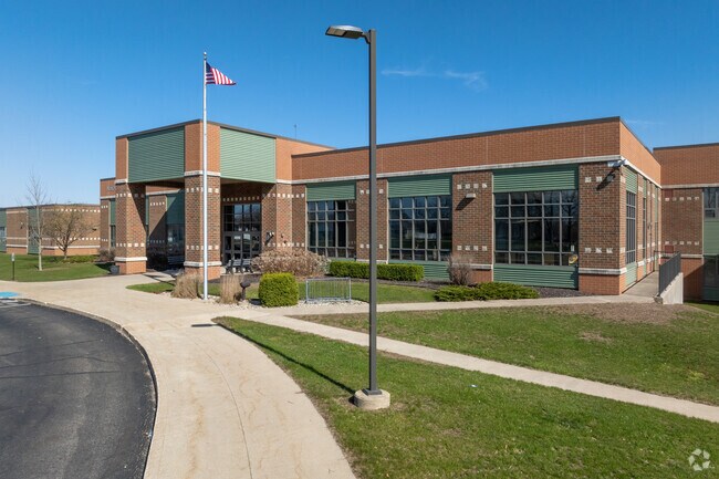 Students enjoy Menominee Elementary School.