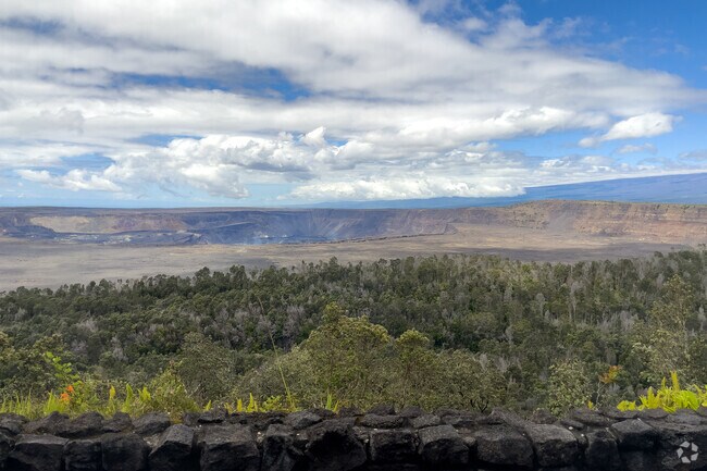 The view from the Volcano House window is unbeatable.
