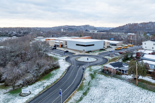 Huntington East Middle School serves approximately 604 students.