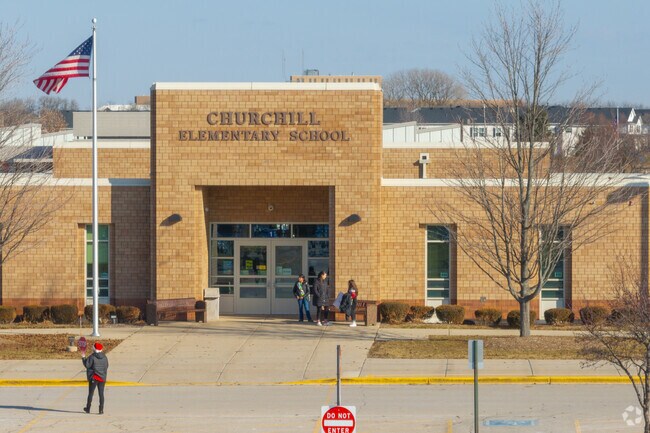 Churchill Elementary School challenges and encourages children to learn.