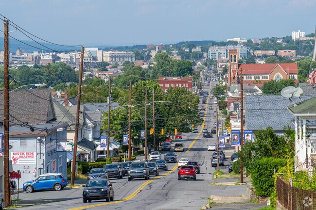 Pittston Avenue is where the majority of shopping and dining is located in South Side Scranton.