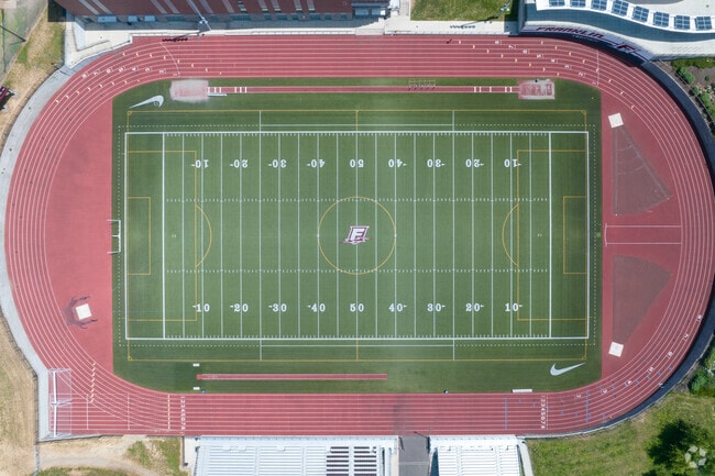 Franklin High on SE Woodward St in Portland has a large turf football field.