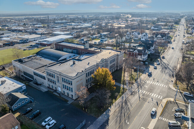 Alfred E. Burr Middle School in Hartford, Connecticut.