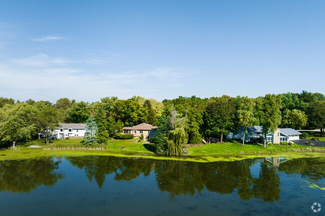 Many homes in Timberlake have access to the waterfront.