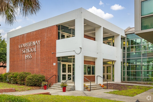 Charleston Progressive has beautiful brick building with classrooms.