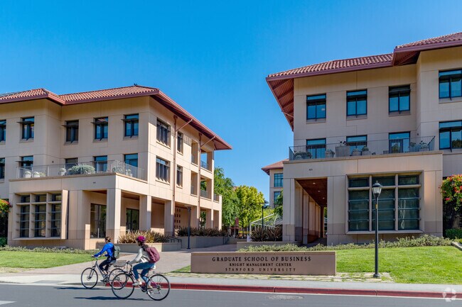Stanford University is two miles away from Crescent Park.
