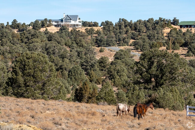 On the outskirts of Virginia City are homes on private property connecting to Nevada wilderness.