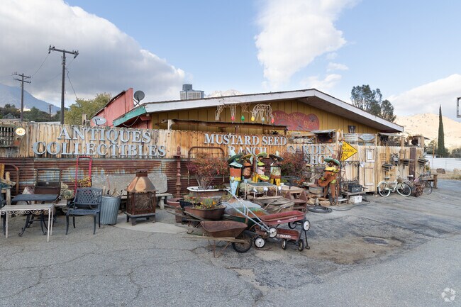 Stop by Mustard Seed Ranch to view some one of kind collectibles, found only in Wofford Heights.