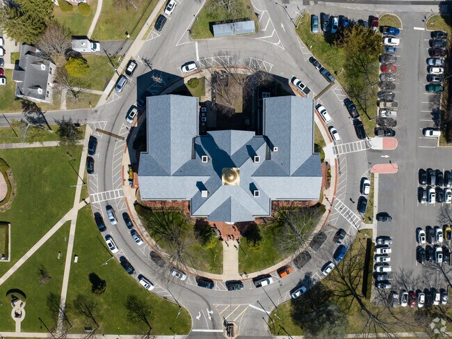 Special events take place around the city hall in Islip.